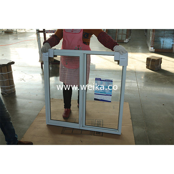 접수 공간 UPVC 슬라이딩 창문 프라이버시 값싼 교체 UPVC 슬라이딩 창문