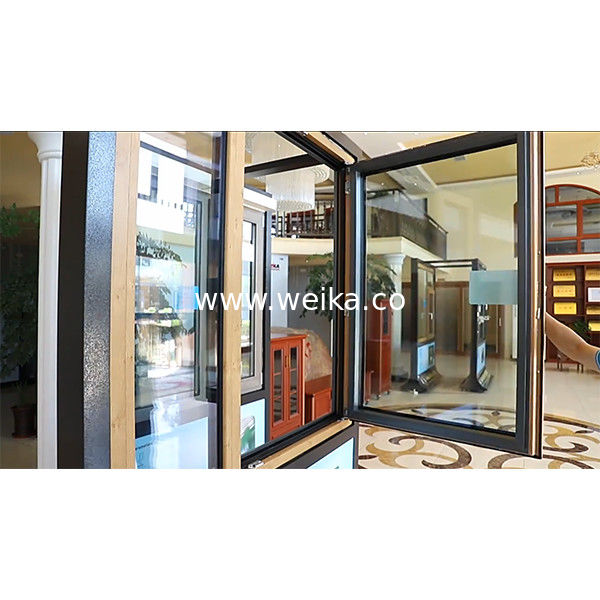 허리케인 캐시먼트 열 수 있는 기울기 및 회전 UPVC 창문 비닐 색상
