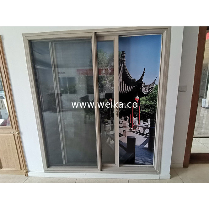 5.5인치 UPVC 슬라이딩 창문 및 문 내부 온화 유리 UPVC Patio 문