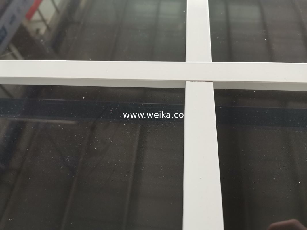 UPVC 톱 아치 고정 유리 창문 24x24 오크타곤 창문