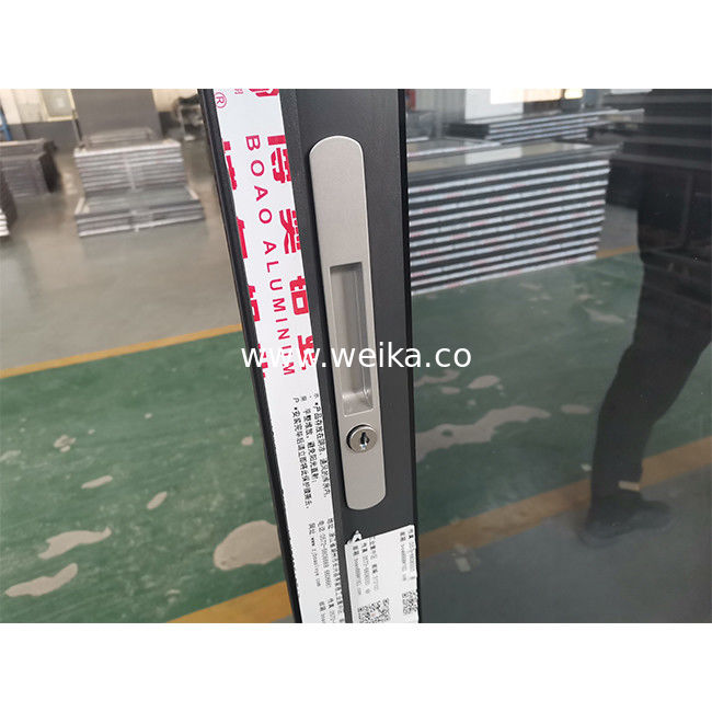 가열 된 유리 현대 슬라이딩 Patio 문 알루미늄 그릴 슬라이딩 창문 및 문