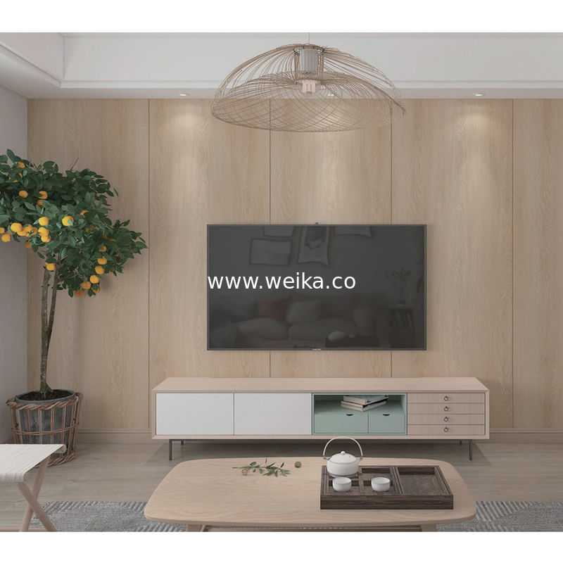 3D PVC 클릭 SPC 벽보드 대리석 장식용 실내 벽화 나무 벽 패널