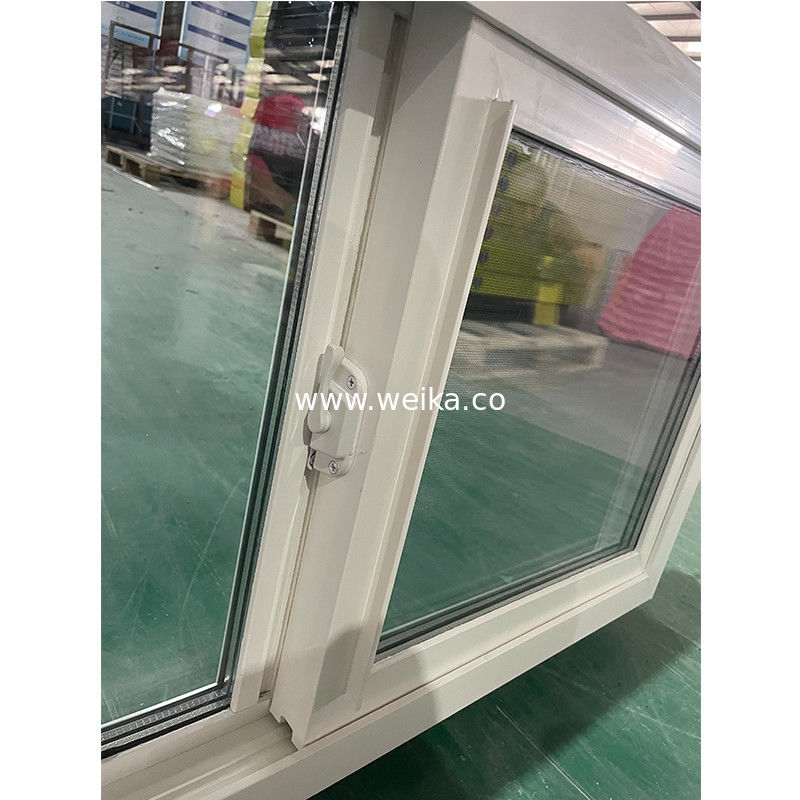 더 나은 빛 전달을 위한 이중 슬라이드 창문 UPVC 슬라이딩 창문 및 문