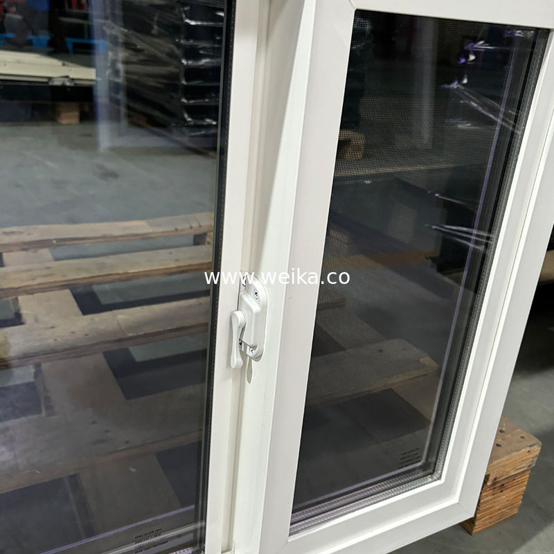 미니멀리즘 오피스 파티션용 슬림 블랙 프레임 UPVC 슬라이딩 윈도우 에너지 효율을 위한 이중 유리 녹색 색상 UPVC 슬라이딩 윈도우