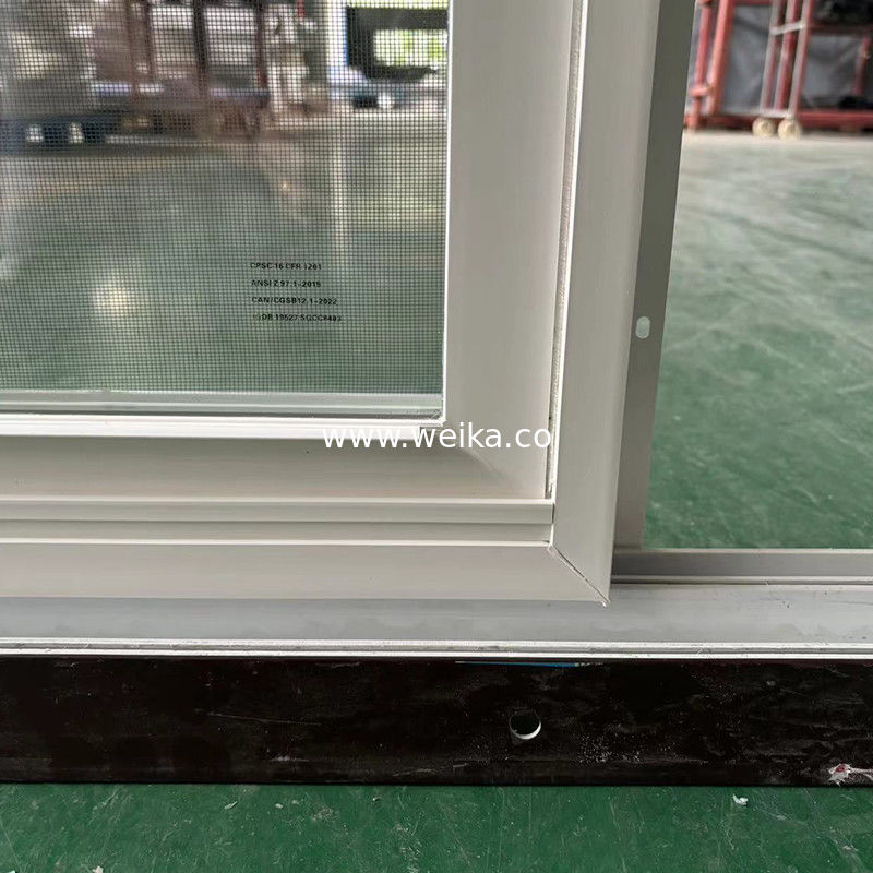 우수한 기상 저항성 및 좋은 부패 저항성 UPVC 이중 매달린 창문 표본