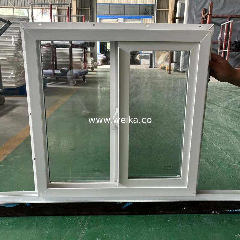 마찰 힌지 UPVC 슬라이딩 창과 문 플로트 글래스로 표준 크치 디자인