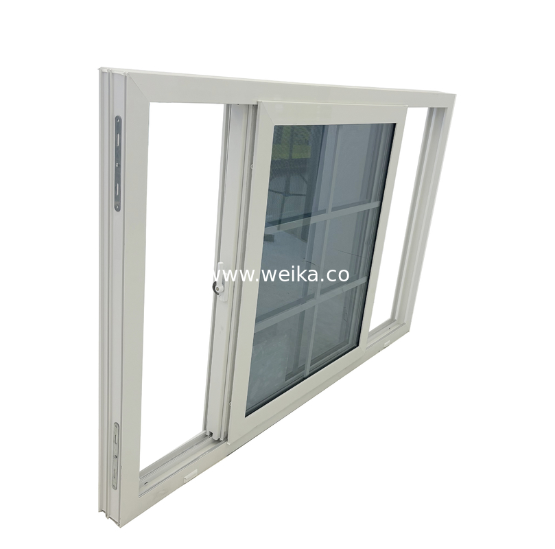 손쉬운 유지 보수 및 청소 82mm 프로파일 디테일의 UPVC 슬라이딩 창문 및 문