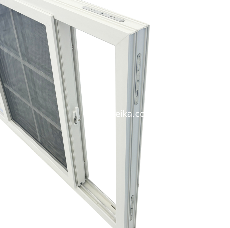 마찰 힌지 UPVC 슬라이딩 창과 문 플로트 글래스로 표준 크치 디자인