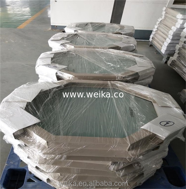 수직 개방 및 저에너지 소비를 위한 분말 코팅 단일 헝 UPVC 창