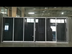 상업용 알루미늄 슬라이딩 창문 6 개의 문 팬 큰