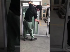 천연 색상 Sash 알루미늄 슬라이딩 창문 및 문 터치 잠금
