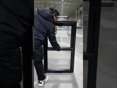 90mm 틸트 이중 알루미늄 열 차단 헝거 창 36x46 사용자 정의