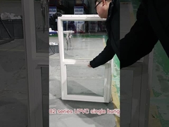 이동 UPVC 단일 매달린 창문