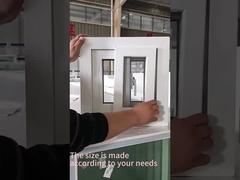 80 시리즈 3.14 인치 UPVC 이중 슬라이딩 창