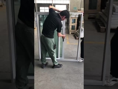 WEIKA 알루미늄 컬러 터치 슬라이딩 윈도우 이중 유리 모빌 하우스