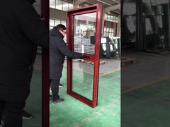 WEIKA 열 차단 알루미늄 합금 나무 곡물 천장 창