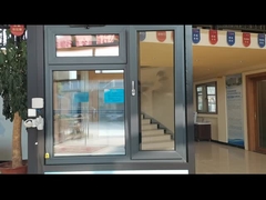 맞춤형 안트라시트 Sash 기울기 및 회전 UPVC 창문 템퍼드 더블 글래스