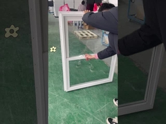 78 시리즈 UPvc 듀얼 헝거 윈도우 3.0 인치 프레임 미국 스타일