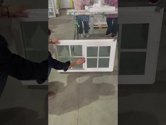 중국 브랜드 UPVC 단일 슬라이딩 윈도우 에너지 절약 및 환경 보호