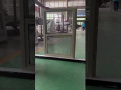 PVC 하단 패널 낮은 E 유리 상단 고정 Sash 단일 매달린 창문 Crescent 잠금